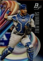 2018 Bowman Platinum Base Set Salvador Perez #98 card