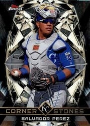 2018 Finest Cornerstones Salvador Perez #FC-SP card