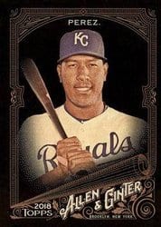2018 Topps Allen & Ginter X Base Set Salvador Perez #281 card