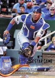 2018 Topps MLB All-Star Game Medallions Salvador Perez #ASTM-SP card