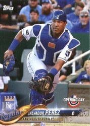 2018 Topps Opening Day Base Set Salvador Perez #56 card