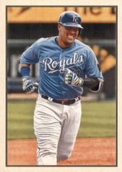 2019 Bowman Heritage Base Set Salvador Perez #53VR-54 card
