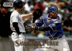 2019 Stadium Club Base Set Salvador Perez #198 card