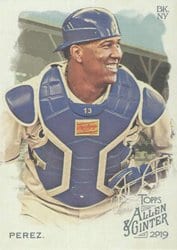 2019 Topps Allen & Ginter Base Set Salvador Perez #110 card