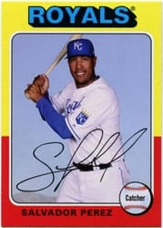 2019 Topps Archives Base Set Salvador Perez #196 card