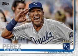 2019 Topps Base Set Salvador Perez #168 card