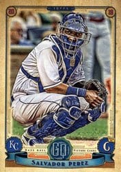 2019 Topps Gypsy Queen Base Set Salvador Perez #110 card