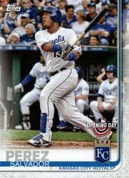2019 Topps Opening Day Base Set Salvador Perez #75 card