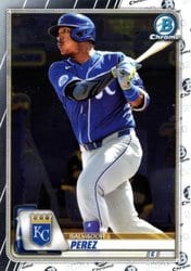 2020 Bowman Chrome Base Set Salvador Perez #59 card