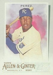 2020 Topps Allen & Ginter Base Set Salvador Perez #205 card
