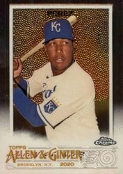 2020 Topps Allen & Ginter Chrome Base Set Salvador Perez #205 card