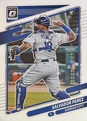 2021 Donruss Optic Base Set Salvador Perez #156 card