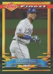 2021 Finest Flashbacks Base Set Salvador Perez #45 card
