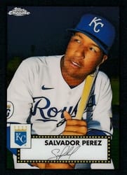 2021 Topps Chrome Platinum Anniversary Base Set Salvador Perez #269 card
