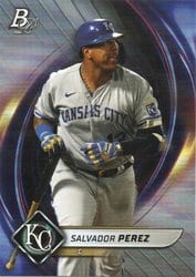 2022 Bowman Platinum Base Set Salvador Perez #47 card