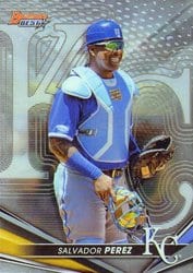 2022 Bowman's Best Base Set Salvador Perez #4 card
