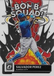 2022 Donruss Optic Bomb Squad Salvador Perez #BS-1 card