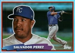 2022 Topps Archives 1988 Topps Big Foil Salvador Perez #88BF-20 card