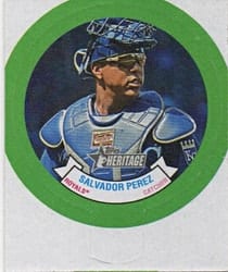 2022 Topps Heritage 1973 Candy Lids Salvador Perez #8 card