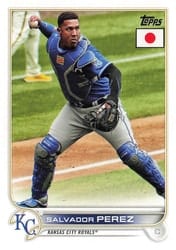 2022 Topps Japan Edition Base Set Salvador Perez #183 card