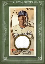 2023 Topps Allen & Ginter Framed Mini Relics Salvador Perez #MFR-SP card