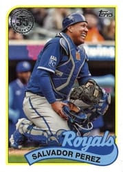 2024 Topps 1989 Topps Baseball 35th Anniversary (Series 2) Salvador Perez #89B2-22 card