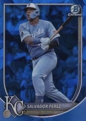 2025 Bowman Chrome Sapphire Edition Base Set Salvador Perez #23 card