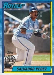 2025 Topps 1990 Topps Baseball (Series Two) Salvador Perez #90B2-19 card