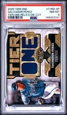 2025 Topps Tier One Die-Cut Relics Salvador Perez #T1RD-SP card