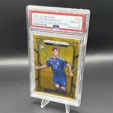 2022 Panini Obsidian Salvatore Esposito Gold Flood #152 card