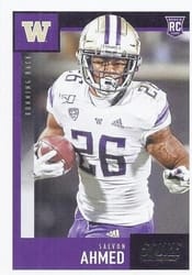 2020 Score Base Set Salvon Ahmed #393 card