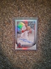 2025 Bowman Chrome Rookie Autographs Sam Aldegheri #CRA-SA card