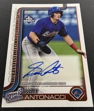 2025 Topps Pro Debut Autographs Sam Antonacci #PD-109 card