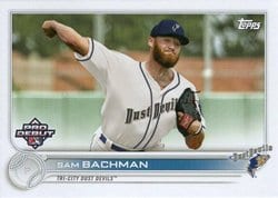 2022 Topps Pro Debut Base Set Sam Bachman #PD-17