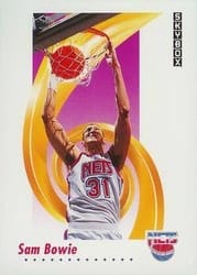 1991-92 SkyBox Base Set Sam Bowie #178 card