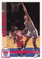 1992-93 Hoops Base Set Sam Bowie #146 card
