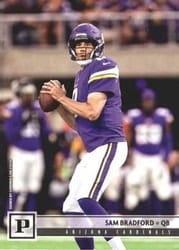 2018 Panini Base Set Sam Bradford #2 card