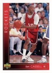 1993-94 Upper Deck Base Set Sam Cassell #161 card