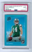 2018 Donruss Optic Sam Darnold Aqua #151 card