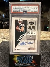 2018 Panini Contenders Rookie Ticket Sam Darnold #103 card