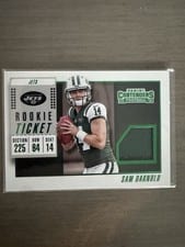 2018 Panini Contenders Rookie Ticket Swatches Sam Darnold #RTS-3 card