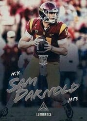2018 Panini Luminance Base Set Sam Darnold #189 card