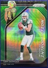 2018 Panini Prizm Rookie Introduction Sam Darnold Green Prizm #RI-3 card