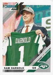 2019 Donruss Base Set Sam Darnold #186 card