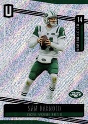 2019 Panini Unparalleled Base Set Sam Darnold #7 card