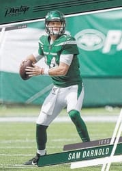 2020 Panini Prestige Base Set Sam Darnold #112 card