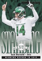 2020 Panini Rookies & Stars Standing Ovation Sam Darnold #SO-8 card