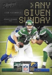 2021 Panini Prestige Any Given Sunday Sam Darnold #AGS-SD card