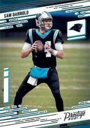 2021 Panini Prestige Base Set Sam Darnold #166 card