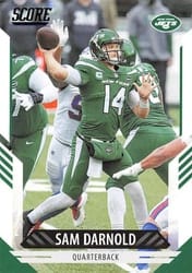 2021 Score Base Set Sam Darnold #45 card